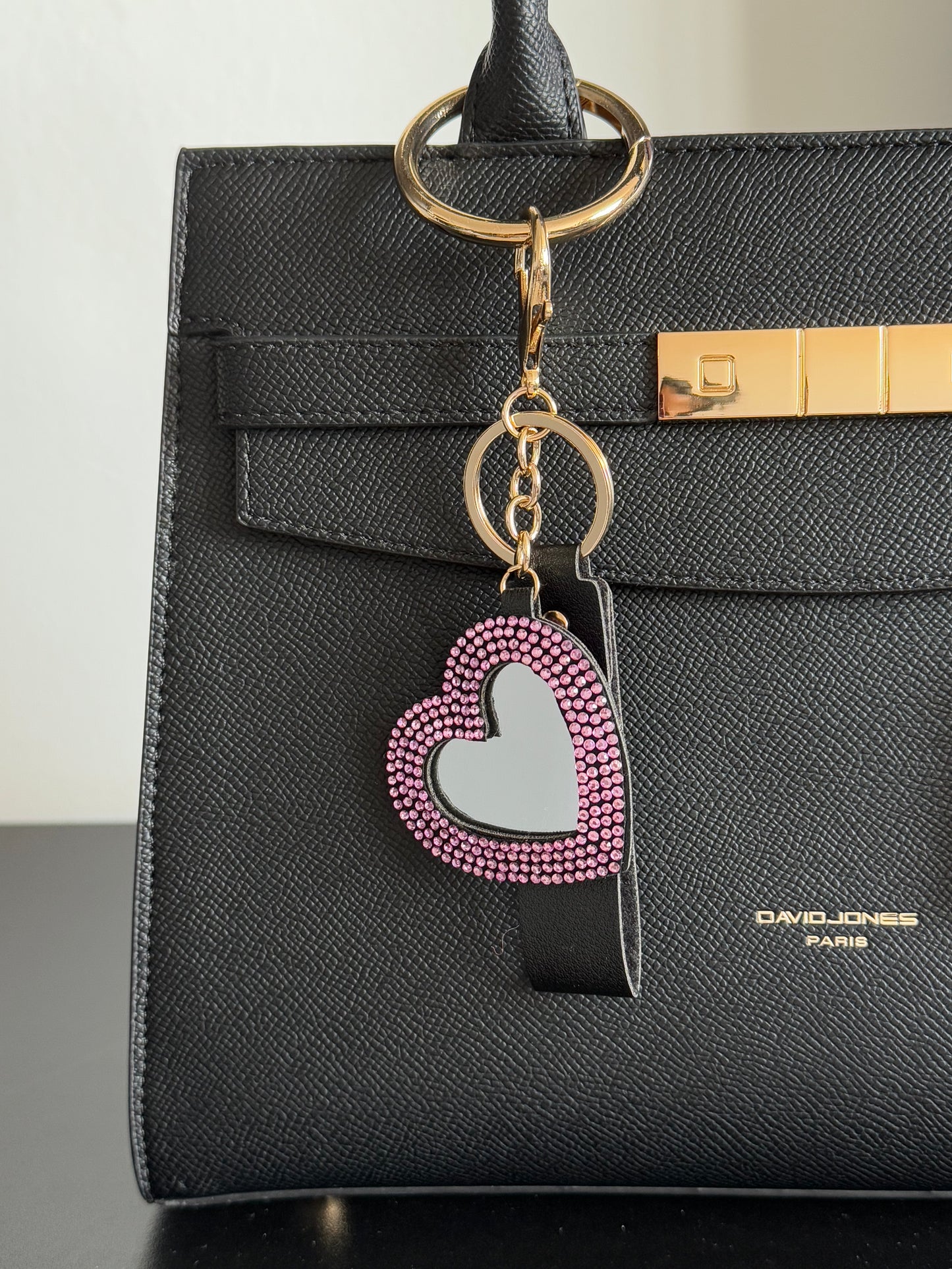 Bling Heart Mirror